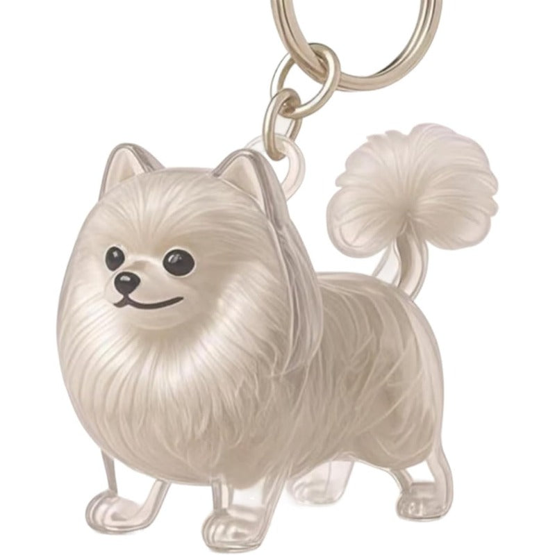 Personalized Pet Hair Memorial Keychain