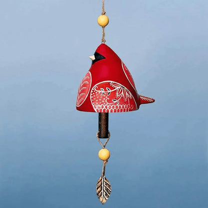 Delicate Silver Tone Bird Wind Chimes