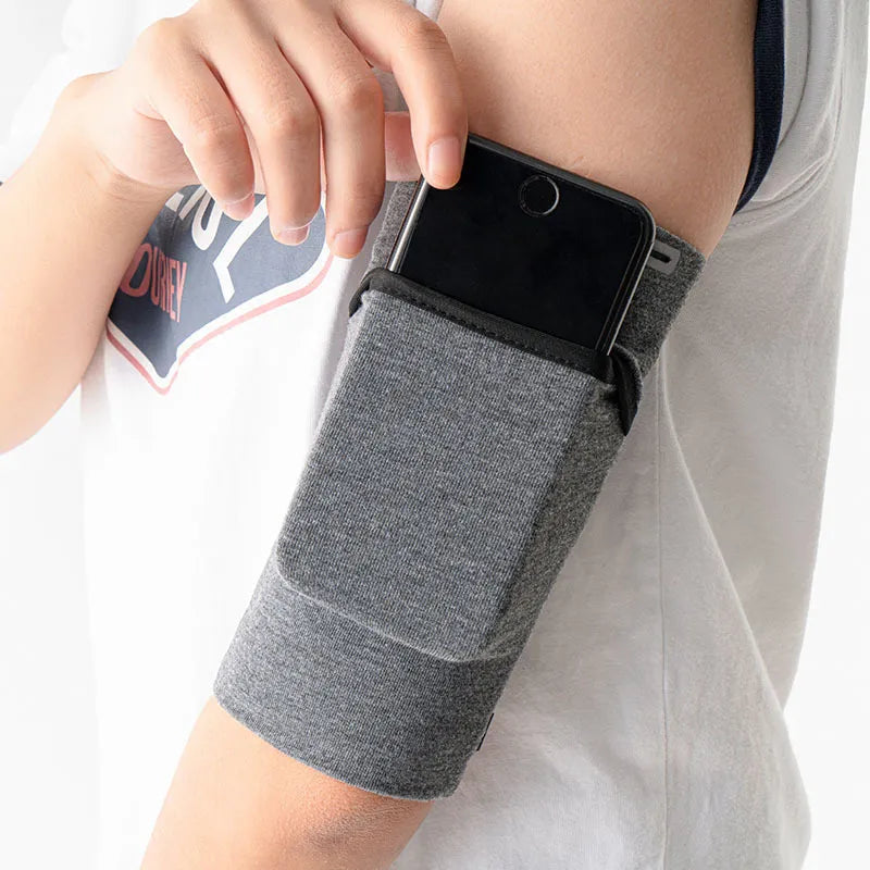 Sports Armband Phone Case with Earbud Pocket