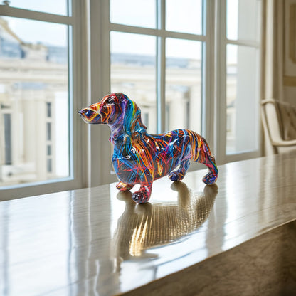 Fun Dachshund Figurine Decor for Home