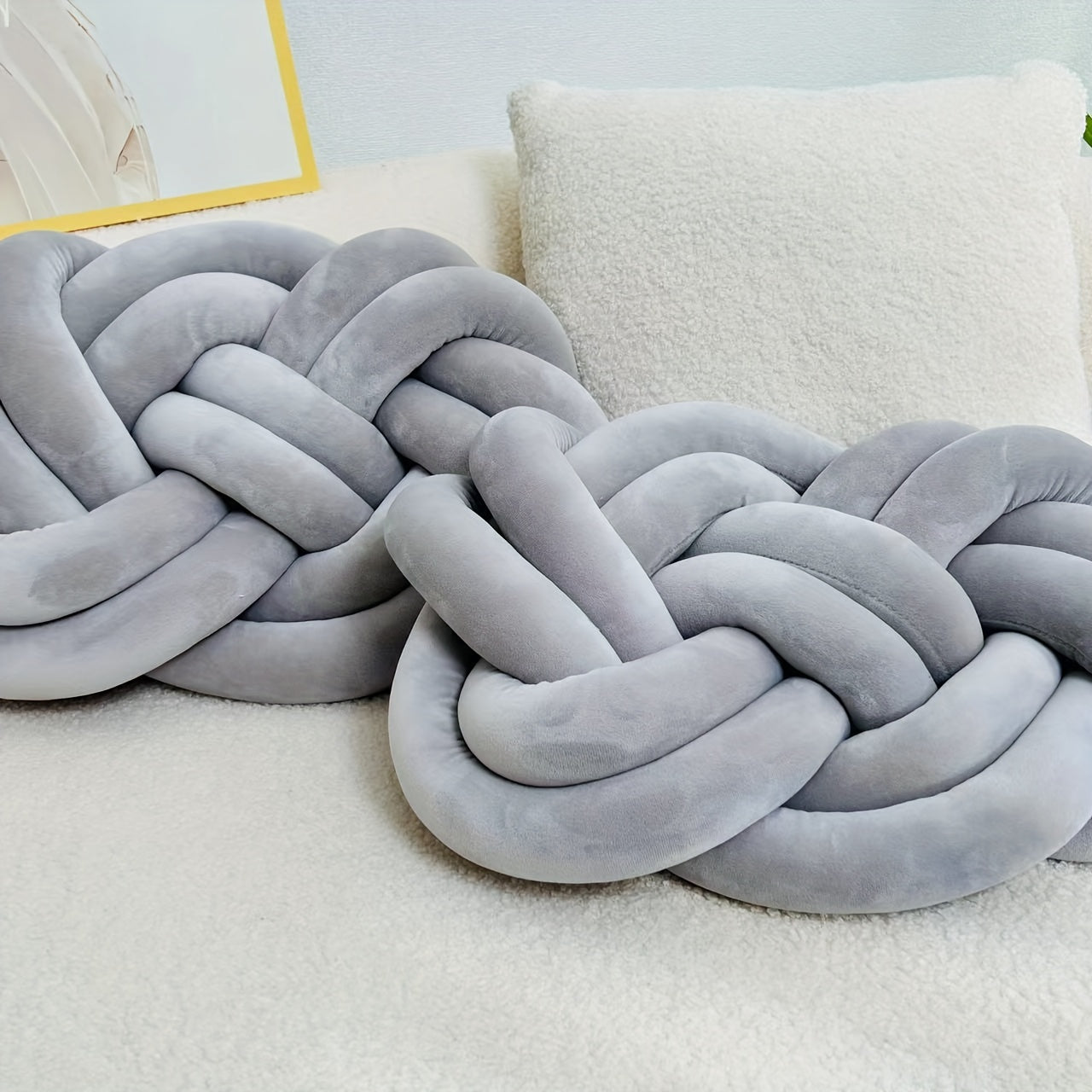 Plush Cloud Pillow - Soft Sleep Pillow with Button Detail