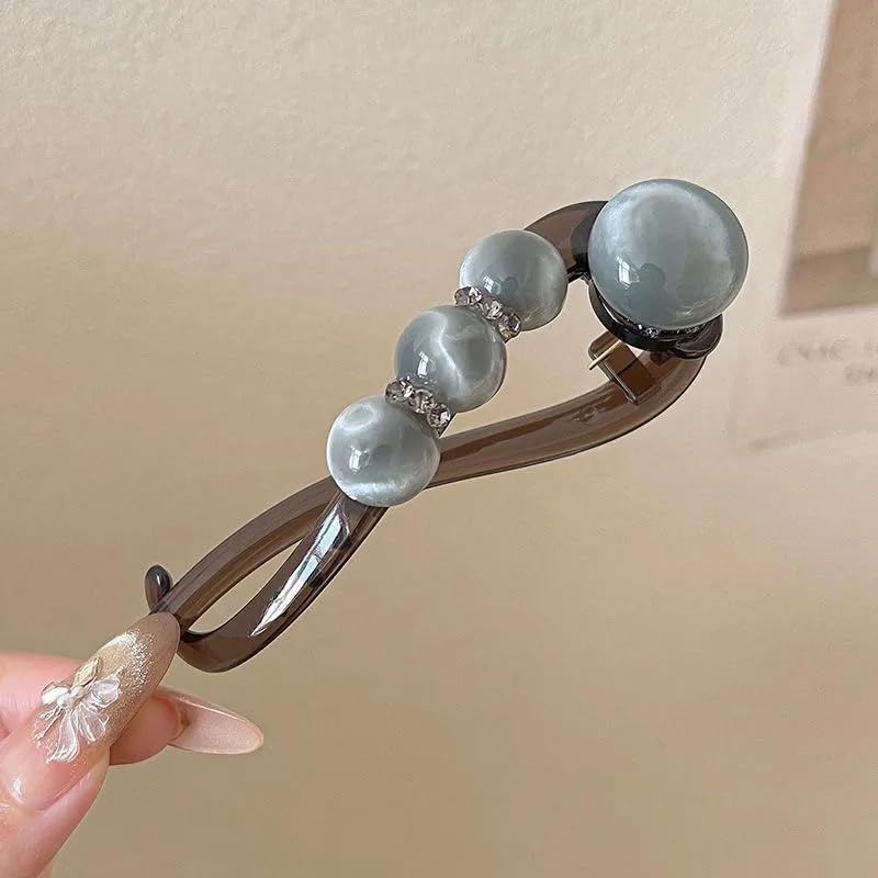 Beautiful Rose Gold Hair Twist Clip - Fesara