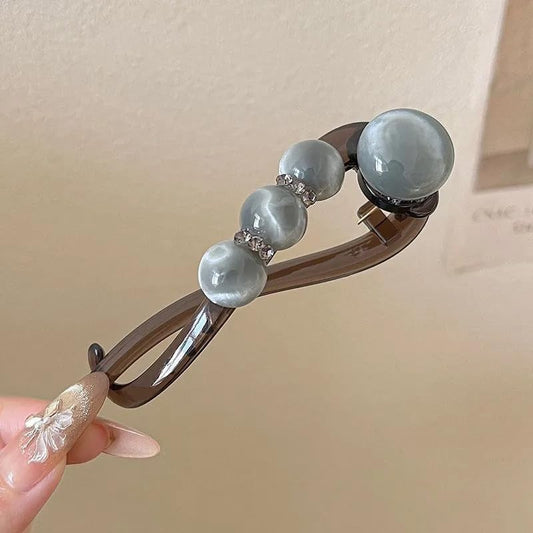 Beautiful Rose Gold Hair Twist Clip - Fesara