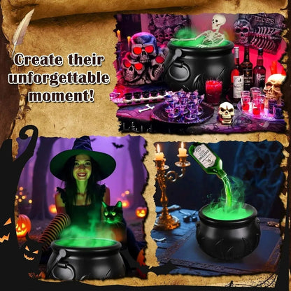 Mystic Fog Cauldron with Spooky Mist Effect