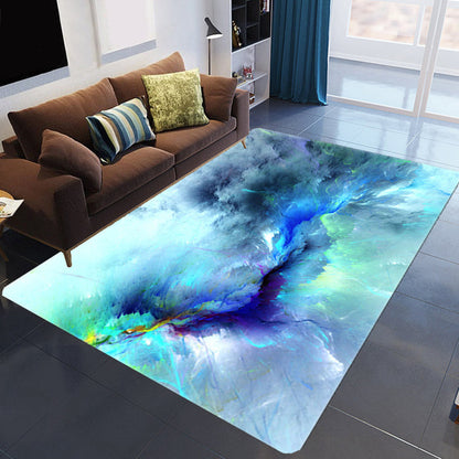 Colorful 3D Cloud Rug Soft Modern Non Slip Living Room Mat