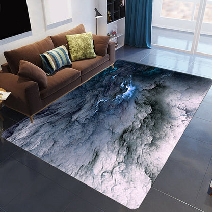 Colorful 3D Cloud Rug Soft Modern Non Slip Living Room Mat