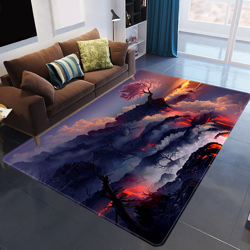 Colorful 3D Cloud Rug Soft Modern Non Slip Living Room Mat