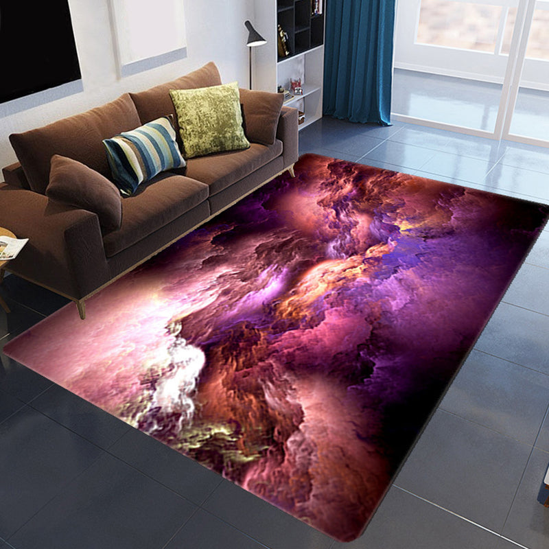 Colorful 3D Cloud Rug Soft Modern Non Slip Living Room Mat
