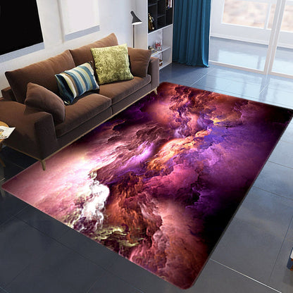 Colorful 3D Cloud Rug Soft Modern Non Slip Living Room Mat