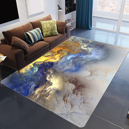 Colorful 3D Cloud Rug Soft Modern Non Slip Living Room Mat