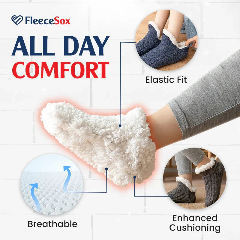 Warm Cozy Grip Slippers Socks - Fesara