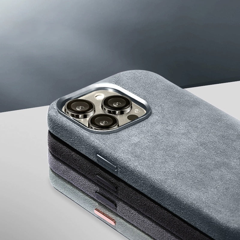 Premium Leather Magnetic iPhone Phone Case