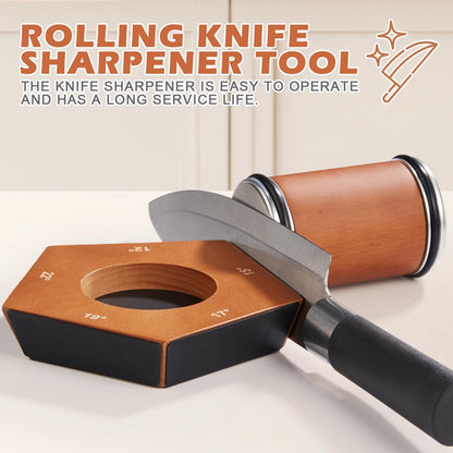 Easy Use Diamond Knife Sharpener - Compact Sharpening Tool