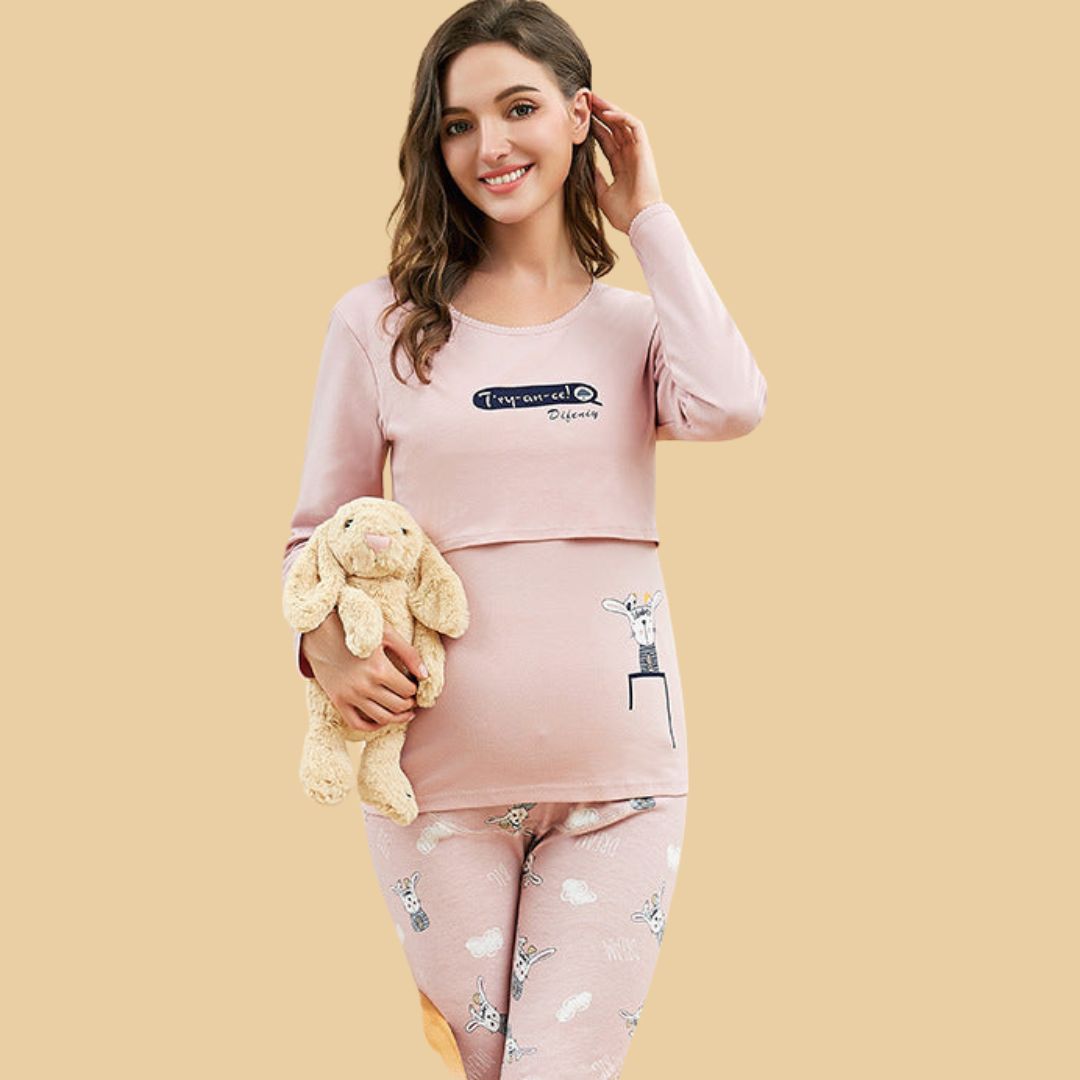 Cozy Maternity Dress for Home Comfort