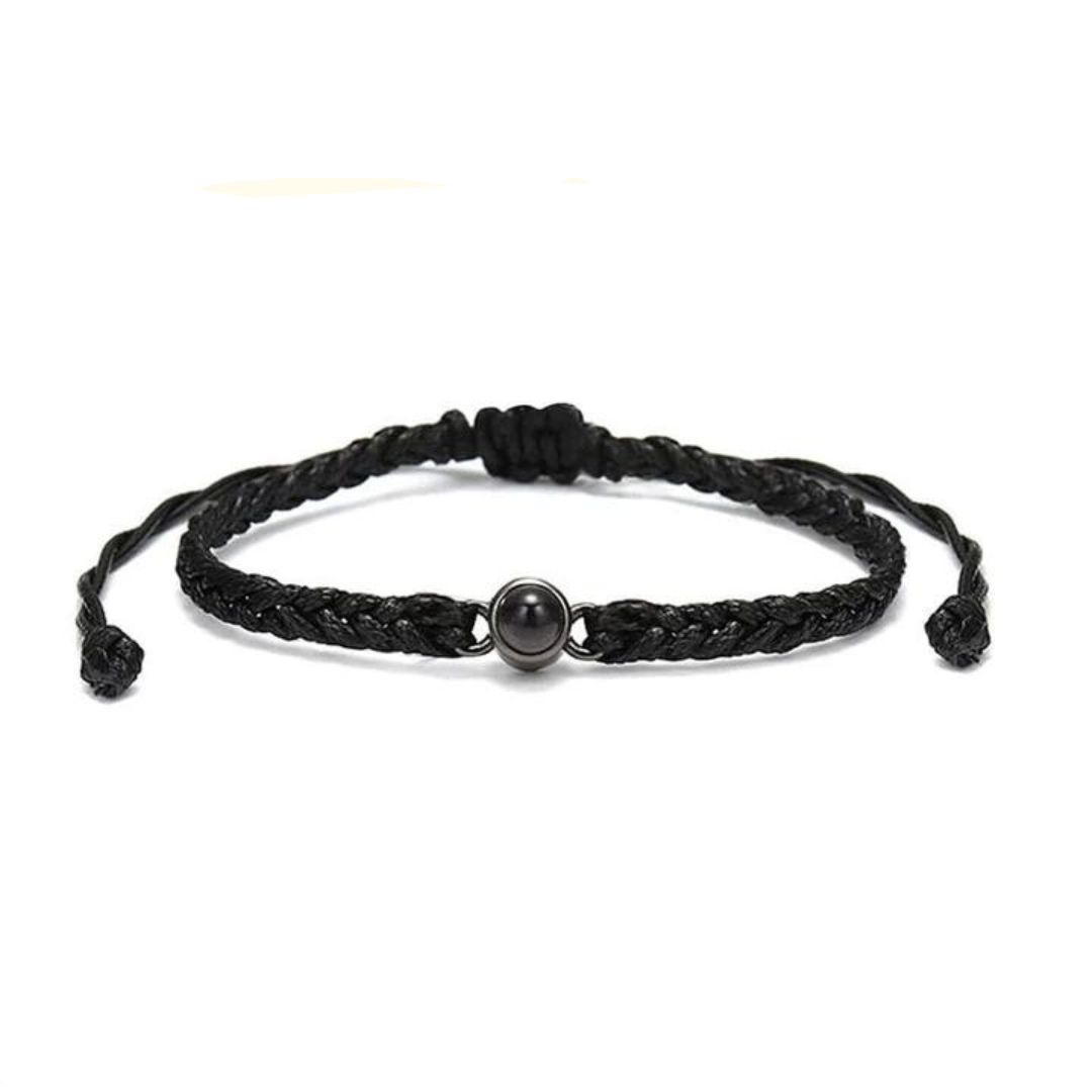 Custom Photo Charm Bangle Bracelet - Fesara