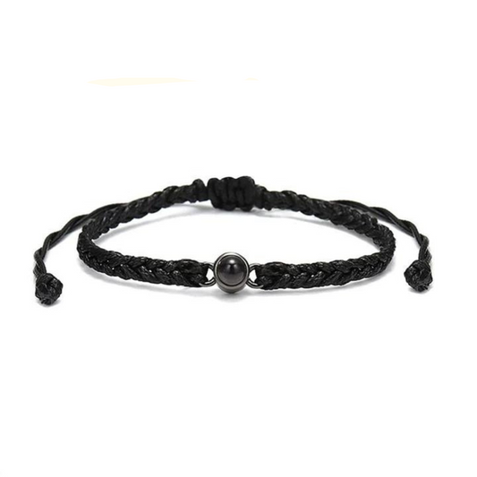 Custom Photo Charm Bangle Bracelet - Fesara