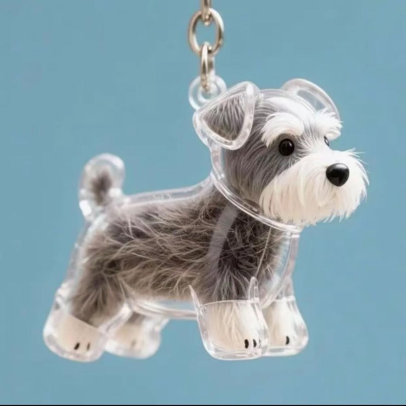 Personalized Pet Hair Memorial Keychain