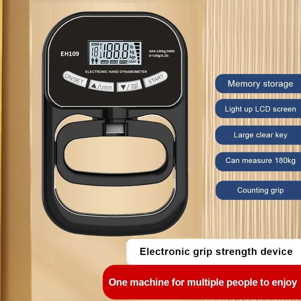 Accurate Hand Grip Strength Meter up to 120kg