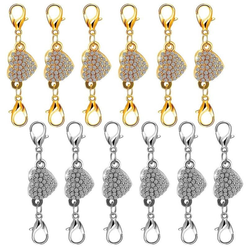 Adjustable Magnetic Jewelry Extender Clasps