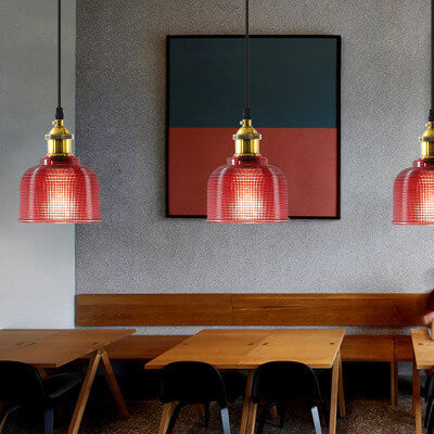 Classic Distressed Glass Pendant Light