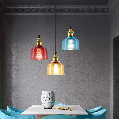 Classic Distressed Glass Pendant Light