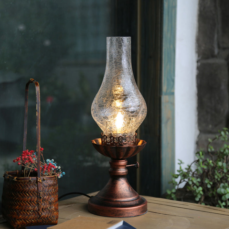 Retro Style Glass Table Lamp