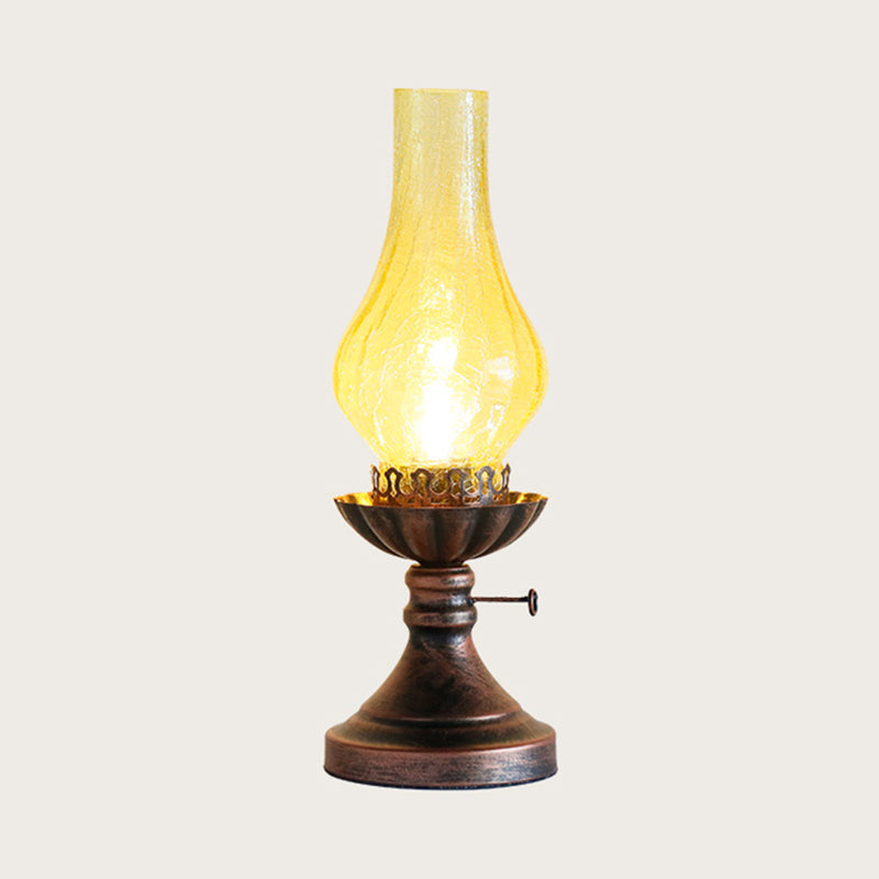 Retro Style Glass Table Lamp