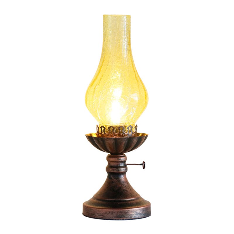 Retro Style Glass Table Lamp - Fesara