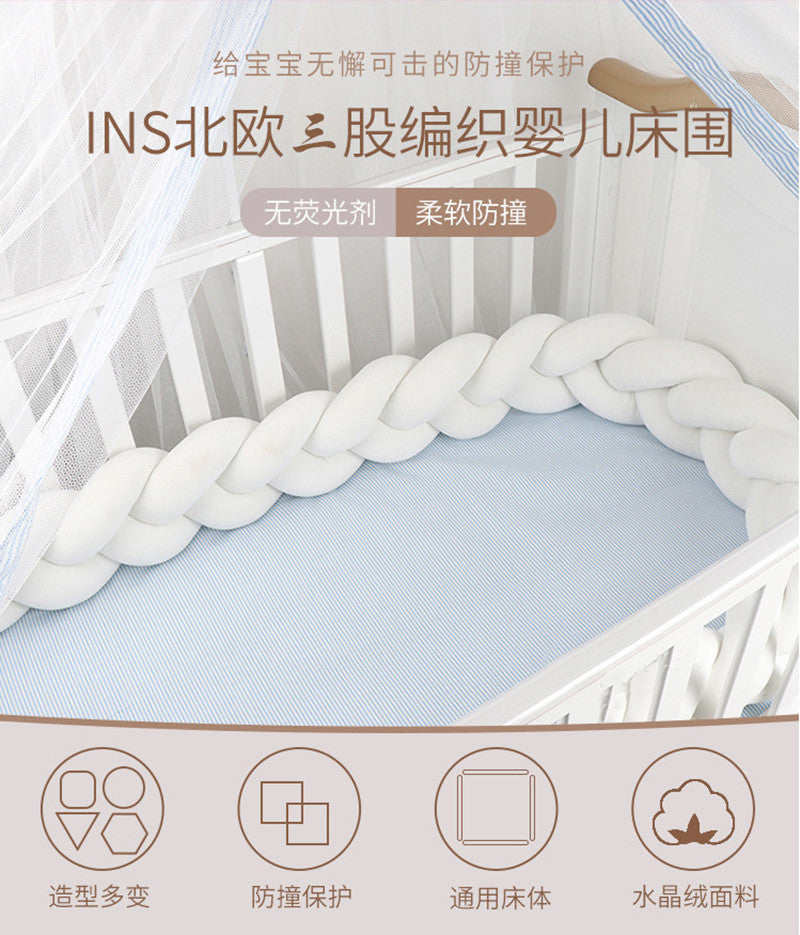 Soft Baby Pillow Handmade Crib Cushion