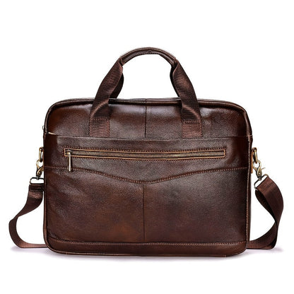 Authentic Leather Mens Crossbody Bag - Adjustable Strap