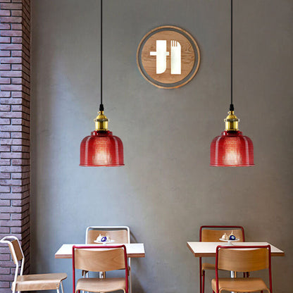 Classic Distressed Glass Pendant Light