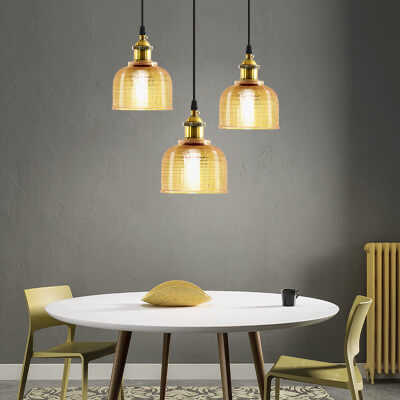 Classic Distressed Glass Pendant Light