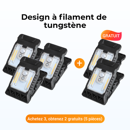 Bright Solar Powered Clamp Lights