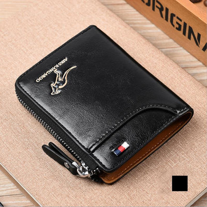 Secure Leather Wallet with RFID Protection