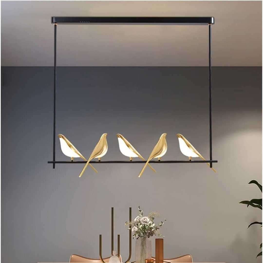Colorful Bird Shaped Pendant LED Lamp