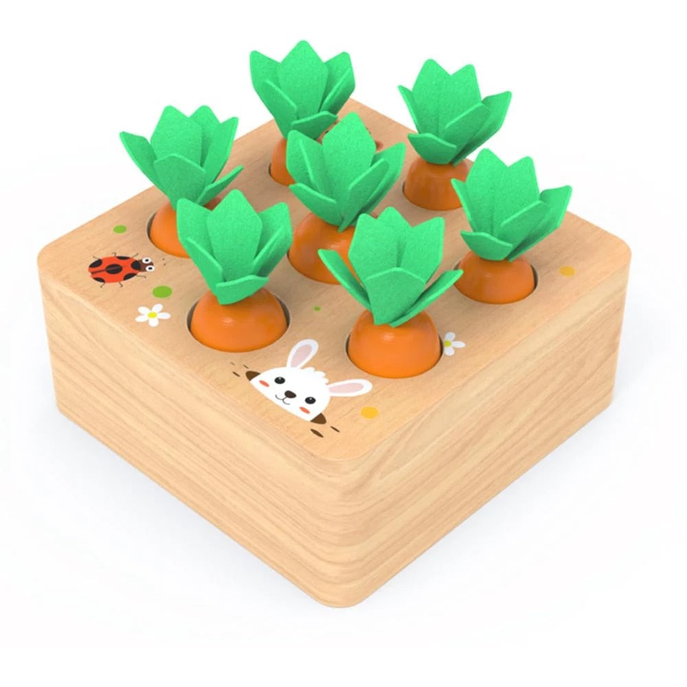 Natural Wooden Toy Veggie Set
