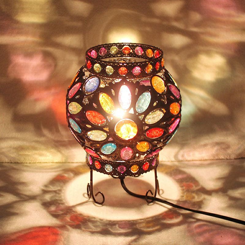 Modern Glass Bead Table Lamp