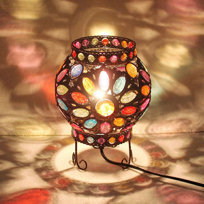Modern Glass Bead Table Lamp