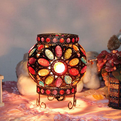Modern Glass Bead Table Lamp