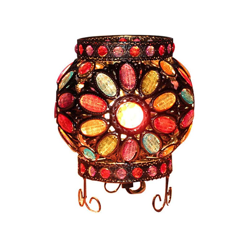 Modern Glass Bead Table Lamp - Fesara