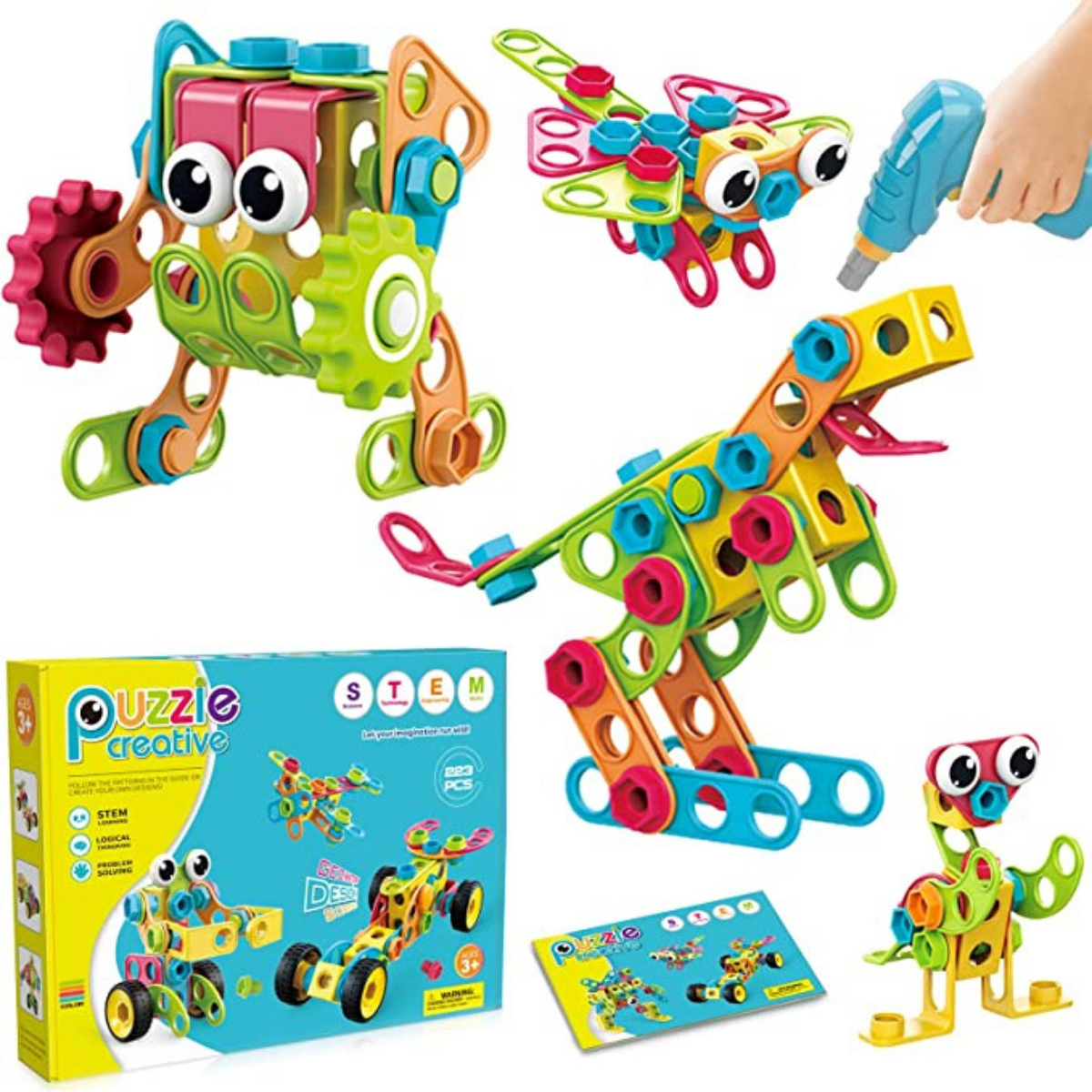 Fesara Constructo Drill Kit for Kids Building Set