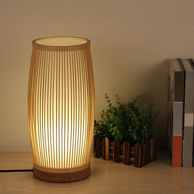 Natural Bamboo Modern Table Lamp