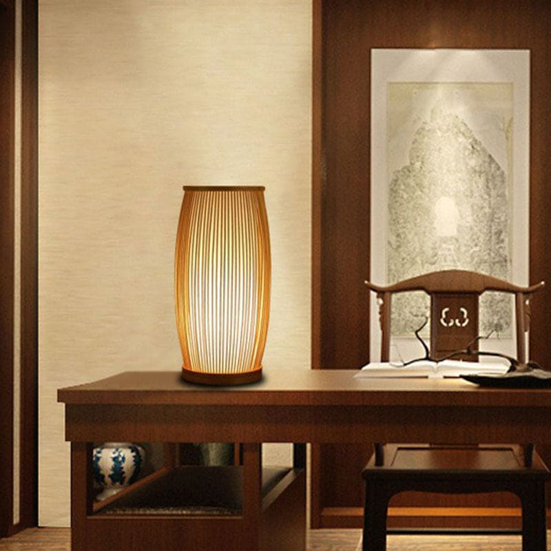 Natural Bamboo Modern Table Lamp