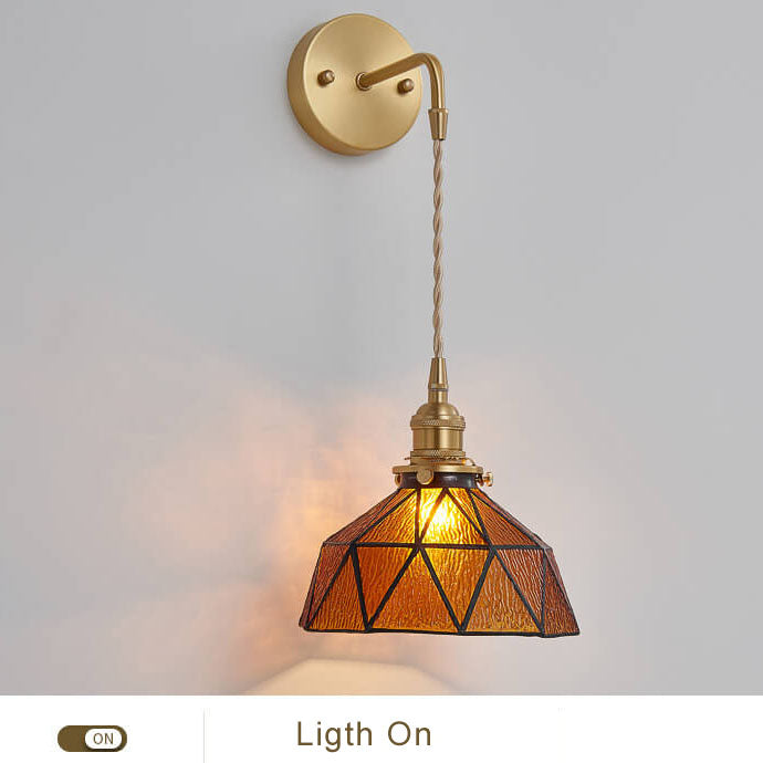 Beautiful Aquarius Glass Wall Light Fixture