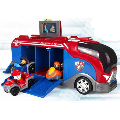 Kids Paw Patrol Action Figure Playset with Rescue Vehicles