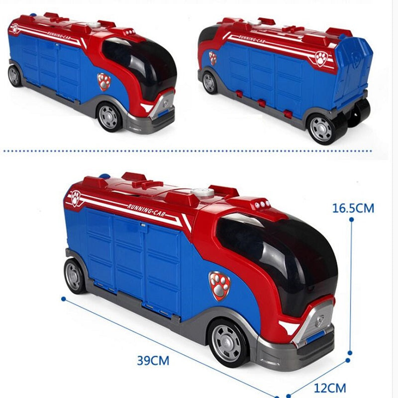 Kids Paw Patrol Action Figure Playset with Rescue Vehicles