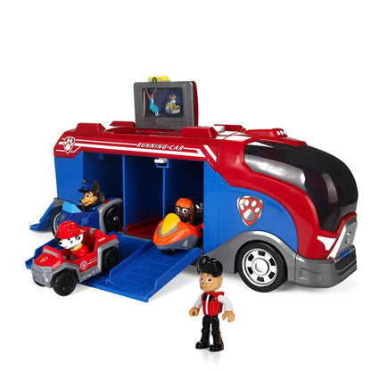 Kids Paw Patrol Action Figure Playset with Rescue Vehicles