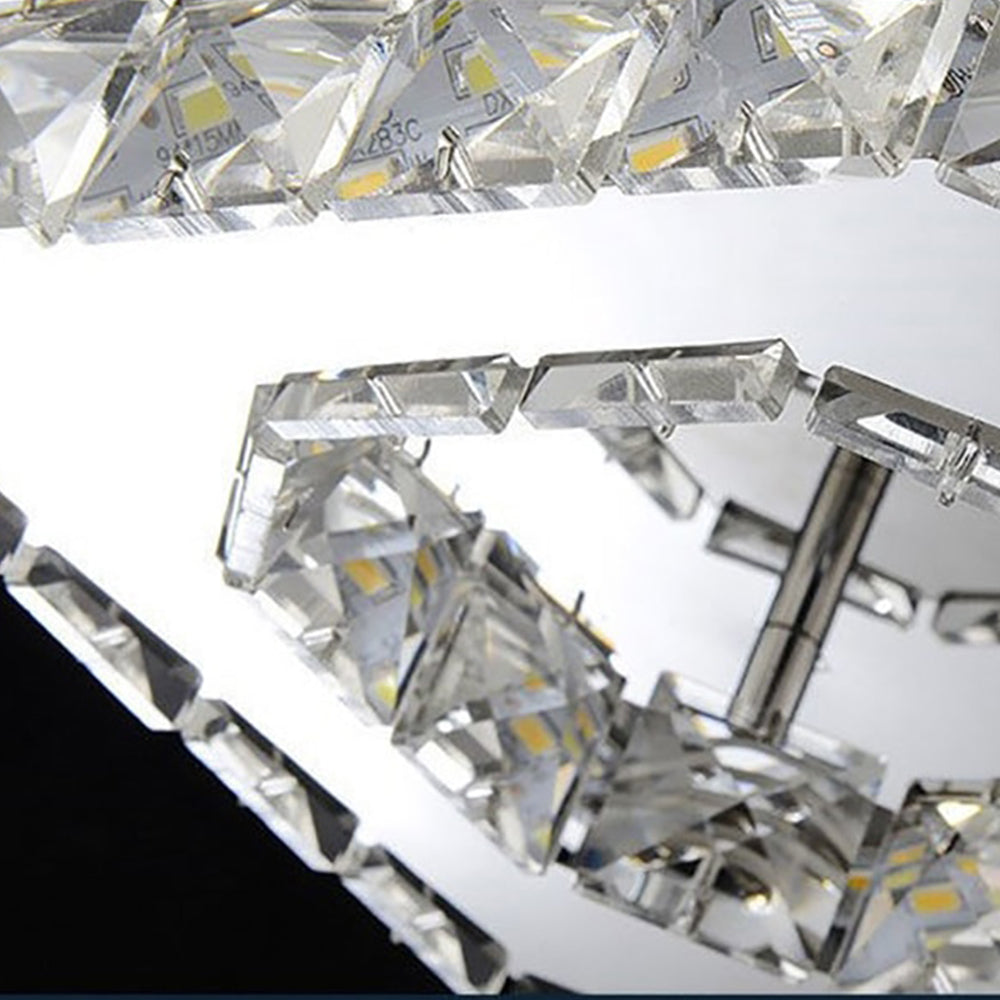 Luxury Crystal LED Ceiling Light Fixture