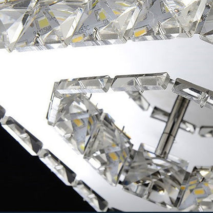 Luxury Crystal LED Ceiling Light Fixture