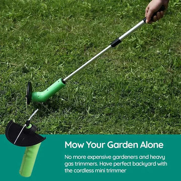 Portable Cordless Mini Lawn Trimmer